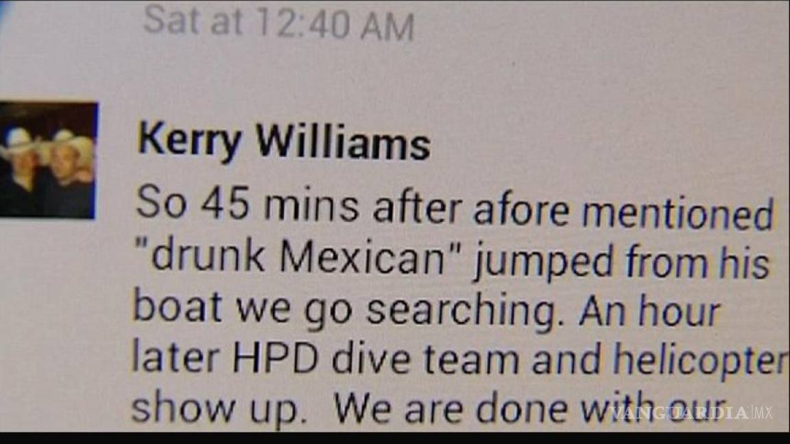 Texas castiga a bombero por quejarse de 'mexicano borracho'