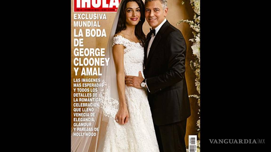 Revista '¡Hola!' publica en exclusiva las fotos de la boda de George Clooney