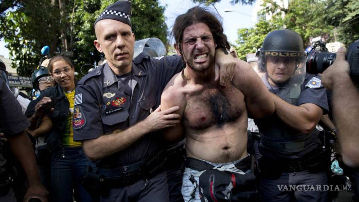Violentos disturbios en Sao Paulo ante inicio del Mundial