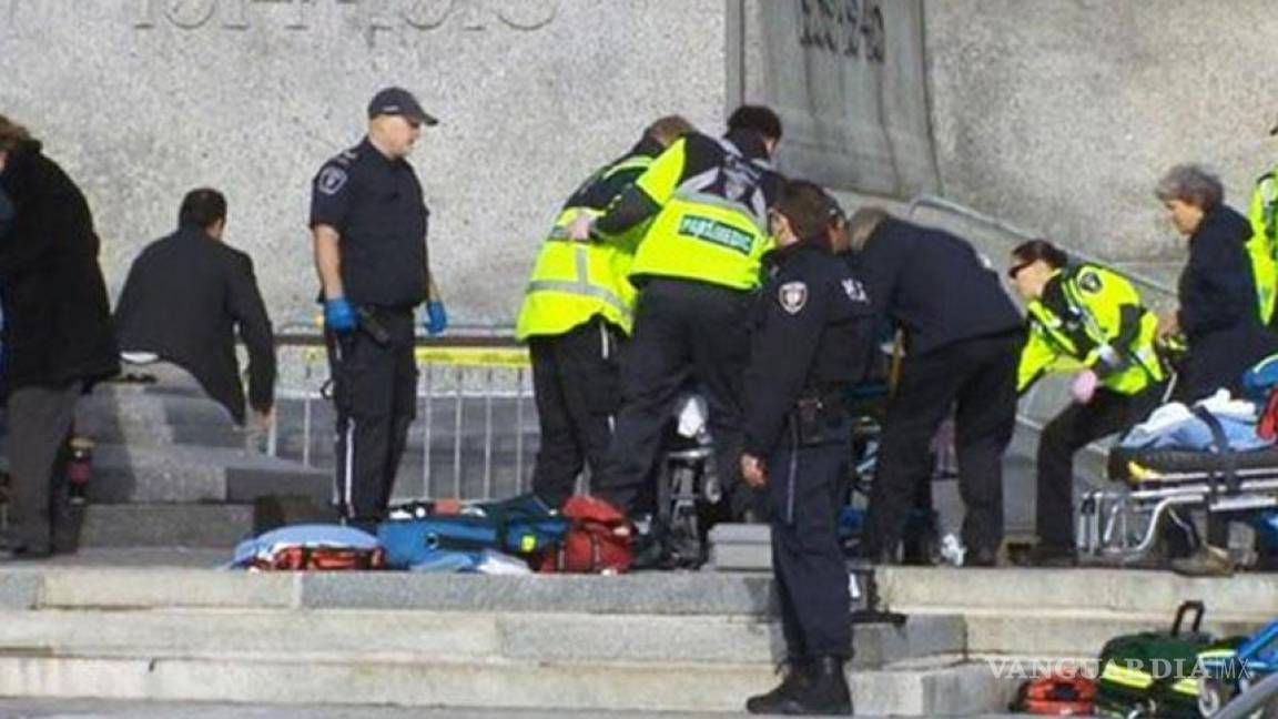 Queda un soldado herido tras tiroteo cerca del Parlamento de Canadá