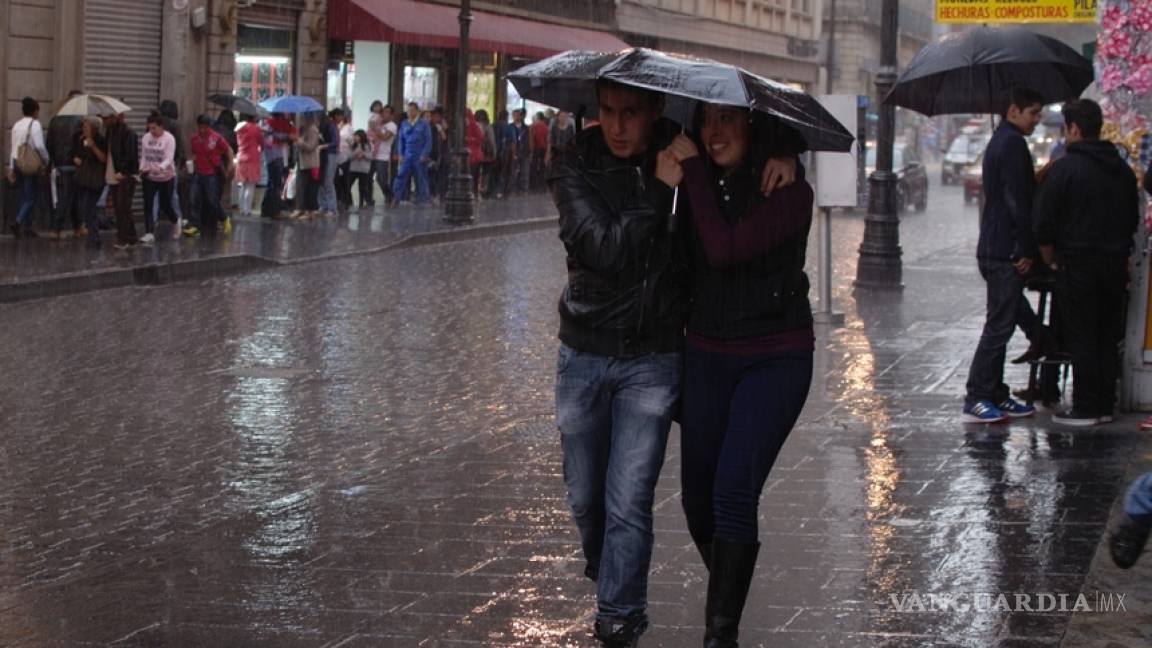 Prevalecerán condiciones de lluvias en gran parte del país