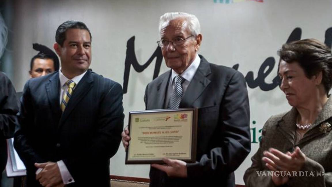 Le ofrecen homenaje a Manuel H. Gil Vara, cronista de Ramos Arizpe