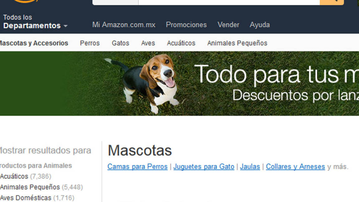 Amazon lanza en México un portal enfocado en mascotas