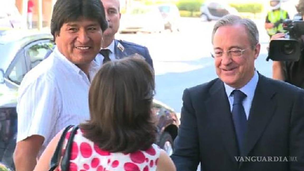 Evo Morales acude al Bernabéu