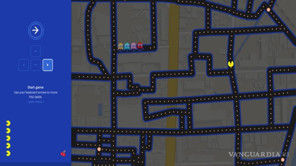 Juega Pac Man en las calles del mundo con Google Maps