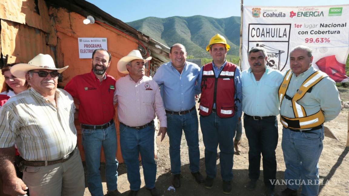 Coahuila, primer lugar nacional con viviendas con energía eléctrica