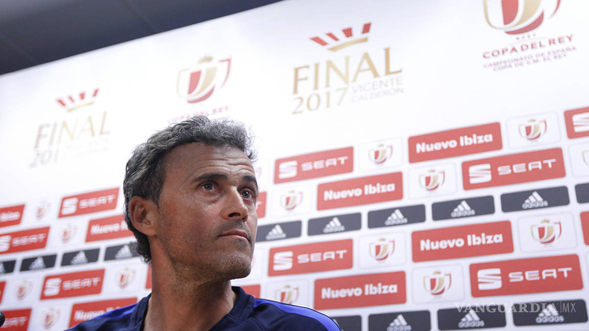 Luis Enrique confía despedir del Barcelona con victoria en Copa del Rey