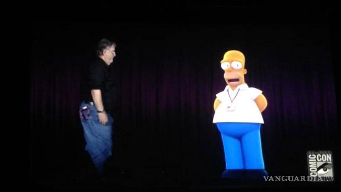 Homero Simpson se vuelve &quot;real&quot; en la Comic-Con