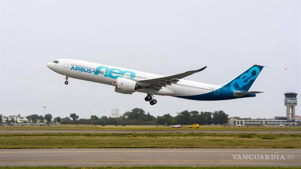 A330neo de Airbus realiza su primer vuelo de prueba