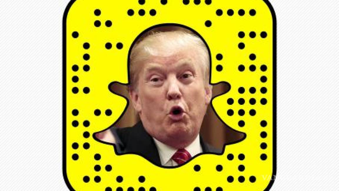 Activa Trump su cuenta de Snapchat