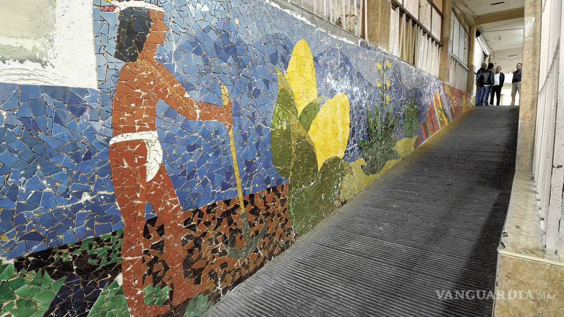 Mural ‘revive’ el Mercado Juárez de Saltillo