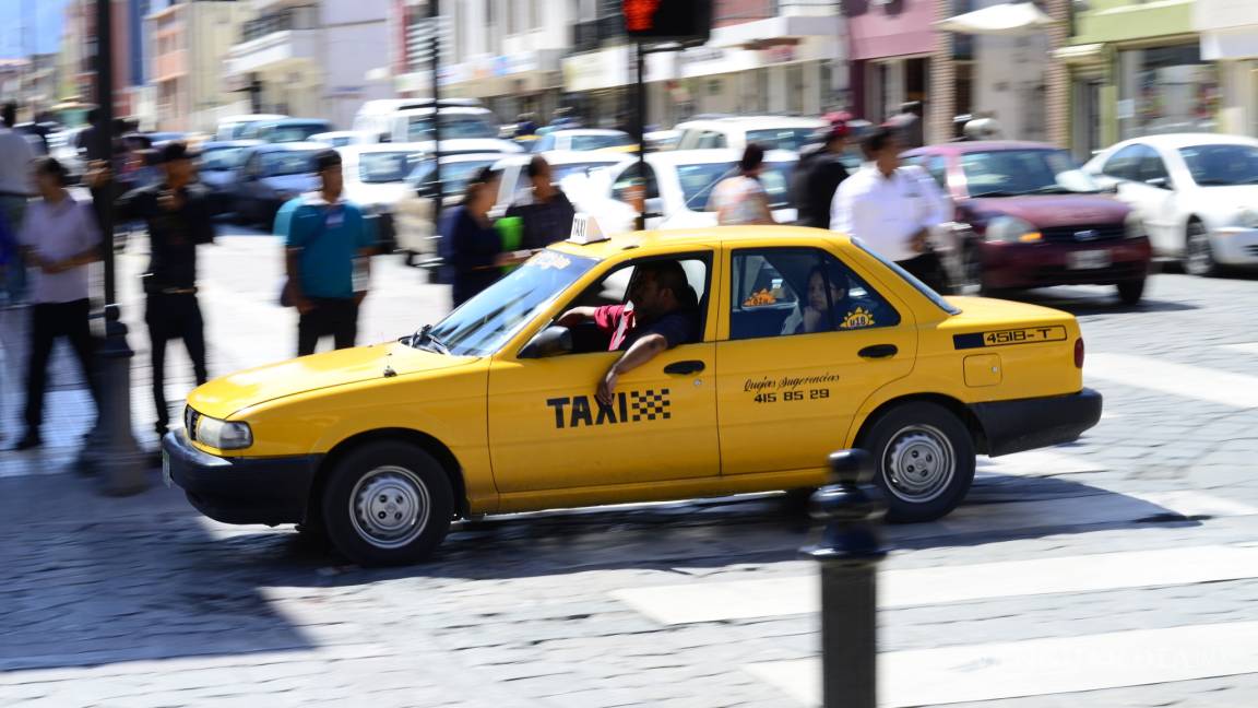 Serán sancionados taxistas saltillenses si alteran tarifas; advierte Profeco