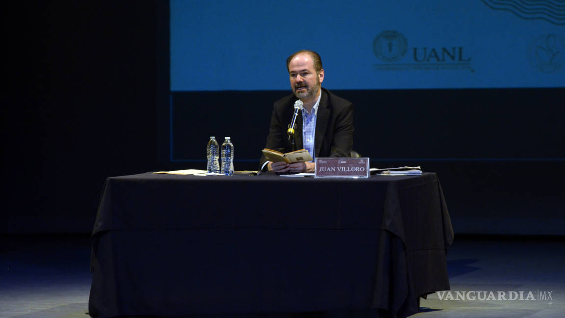 Juan Villoro presenta conferencia de Juan Rulfo en la UANL