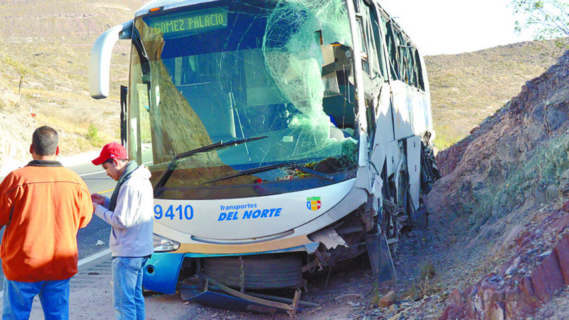 Muere en Saltillo chofer de Transportes del Norte tras accidente ocurrido en febrero