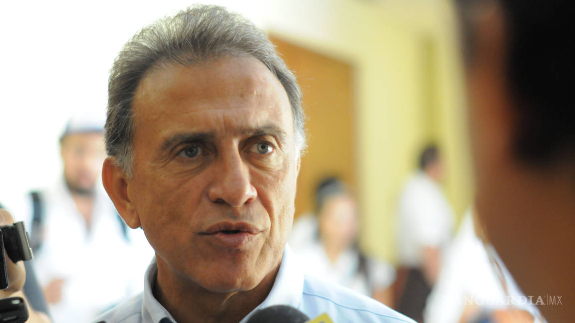 Exige gobernador de Veracruz se actúe con severidad contra Duarte