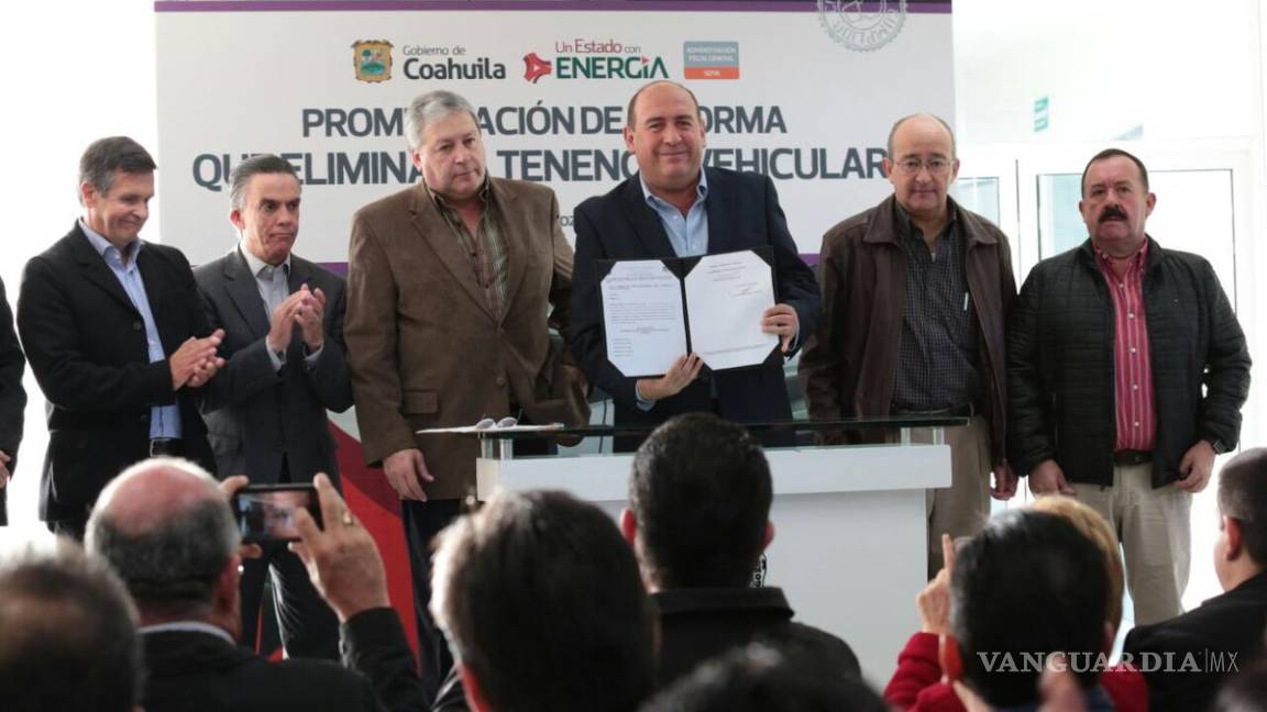 Promulgan reforma que elimina tenencia en Coahuila