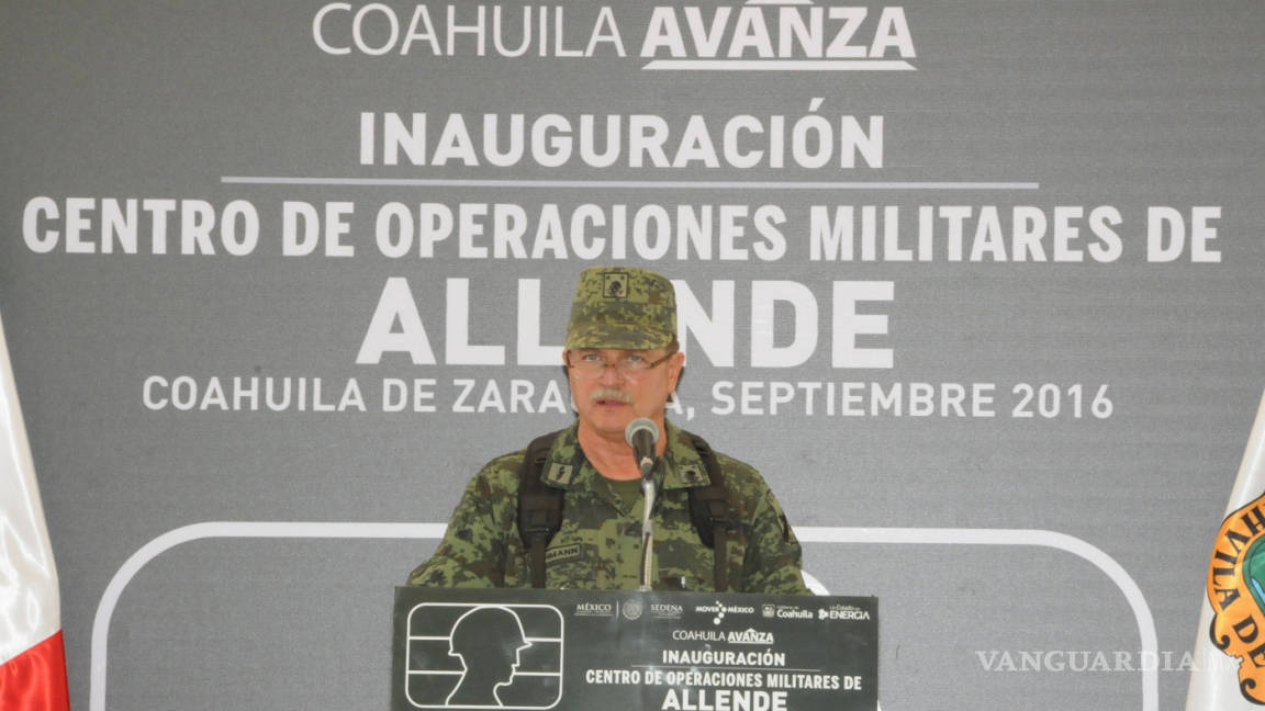 Inicia operaciones base militar en Allende, Coahuila
