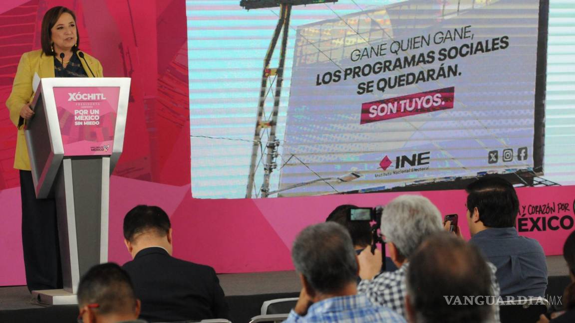 Xóchitl Gálvez debe modificar o eliminar conferencia por uso del logo del INE