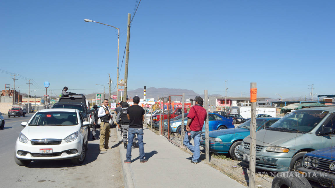 Autoridades encuentran carro robado en lote de autos de Saltillo