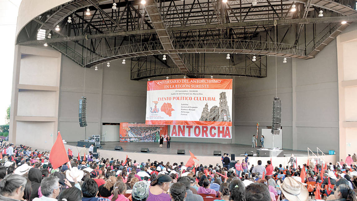 Celebra Antorcha Campesina 41 aniversario en Saltillo