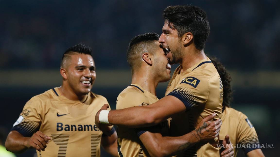 Pumas pasa a cuartos de la Libertadores; vence 2-0 al Táchira