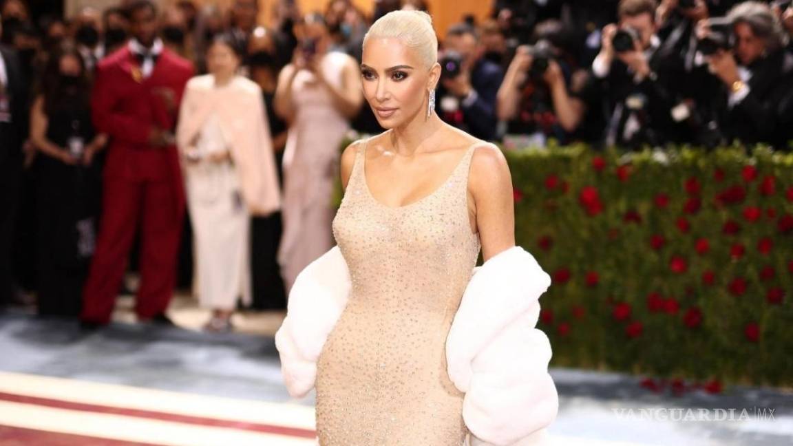 Kim Kardashian dañó el vestido de Marilyn Monroe, que lució en la Met Gala