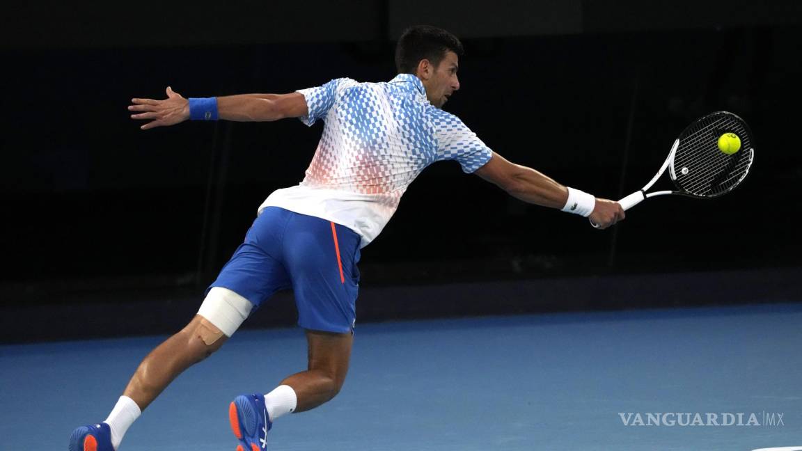 Ya sin molestias en su pierna; Novak Djokovic se perfila como el favorito a ganar en Australia