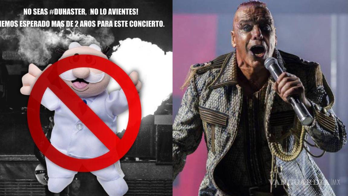 ¡¿Qué?! Claman fans de Rammstein que no “arrojen” al escenario peluches del Dr. Simi durante shows en México