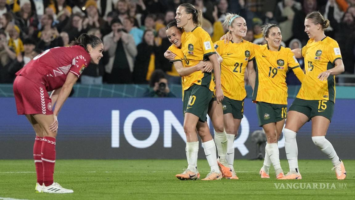 Australia impone su localía y deja fuera a Dinamarca en la Copa del Mundo