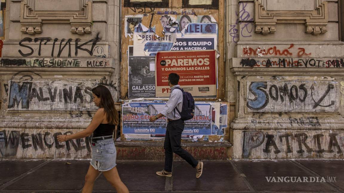Un paro nacional en Argentina pone a prueba las propuestas de Milei