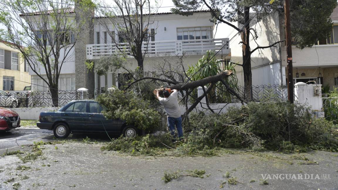 Saltillo: tormenta con granizo deja 29 reportes por afectaciones y 20 accidentes viales