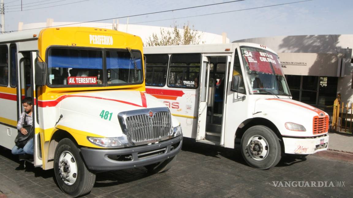 Concesionarios hacen oficial petición de incremento al transporte en Saltillo