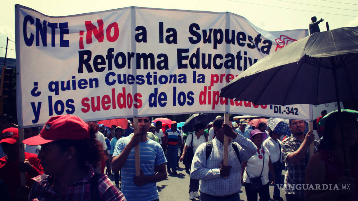 Maestros de Coahuila se solidarizan con sus colegas de Oaxaca