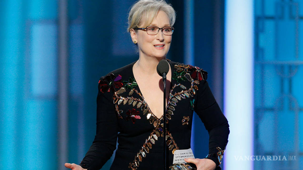 Meryl Streep lanza mensaje contra Trump en los Globos de Oro