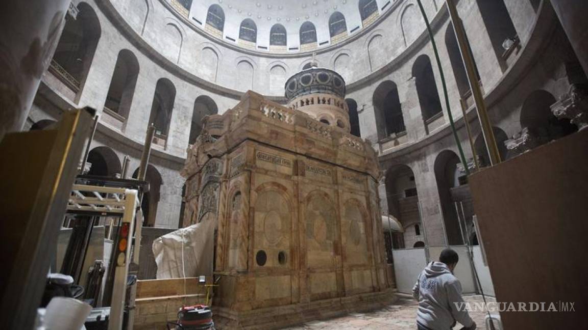 Concluye la restauración del Santo Sepulcro