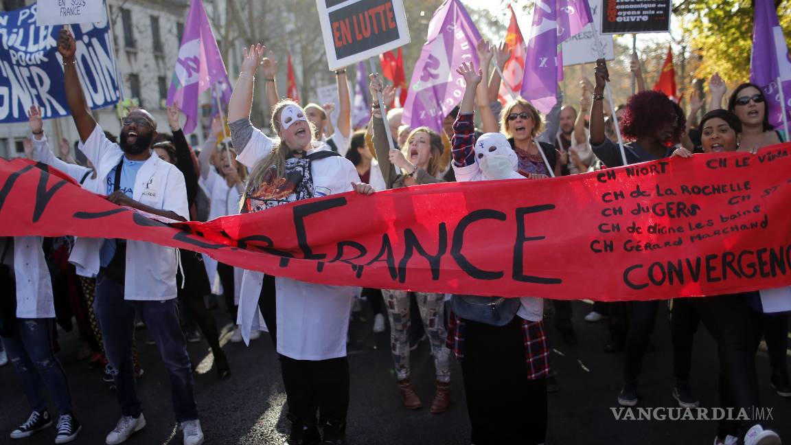 Protestan Contra Macron Por Ampliar La Desigualdad