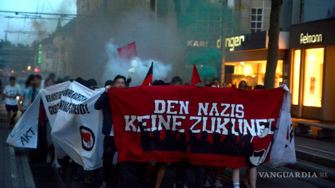 Protesta contra manifestación neonazi deja 19 detenidos