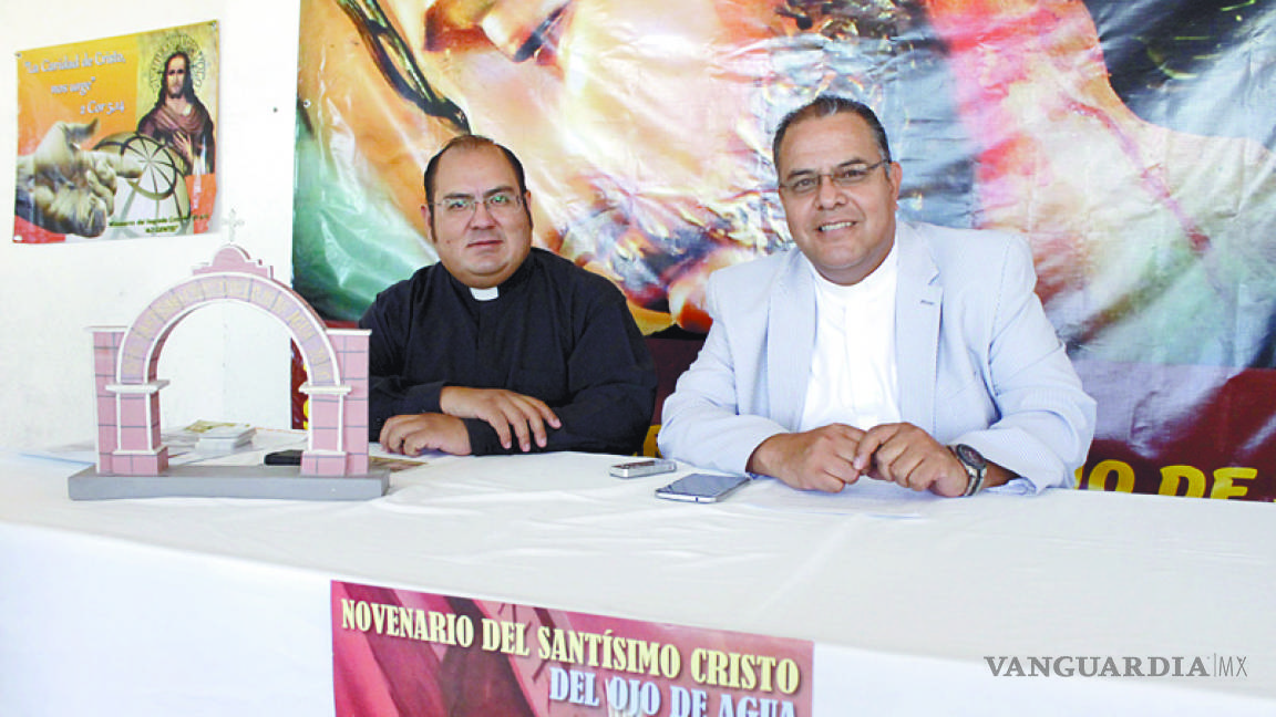 Presentan itinerario del novenario de Iglesia del Ojo de Agua de Saltillo