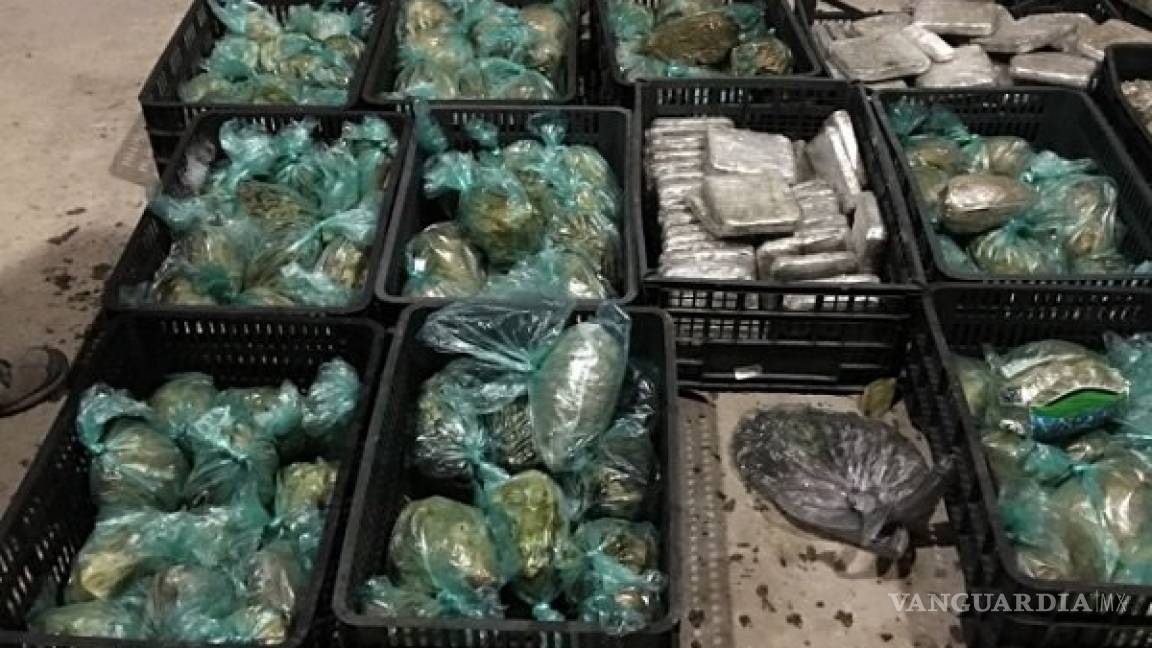 Aseguran más de 400 kilos de mariguana en cruce fronterizo