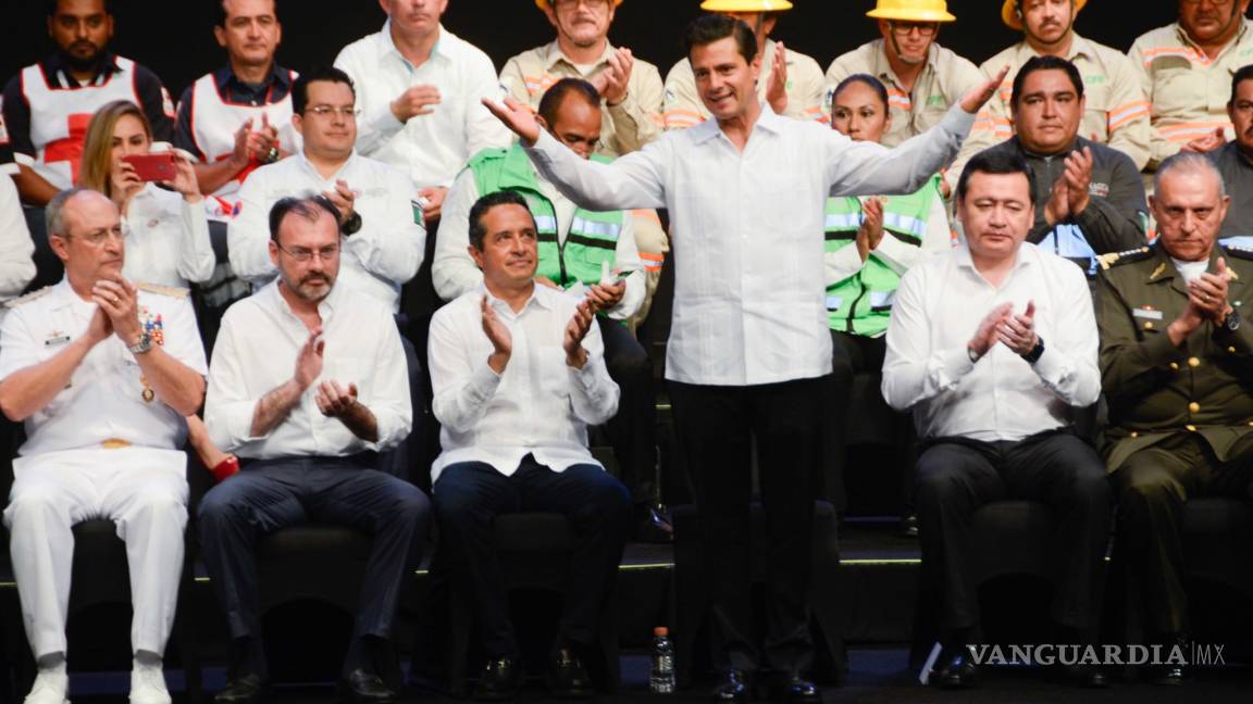 Una población informada y organizada será menos vulnerable: Peña Nieto