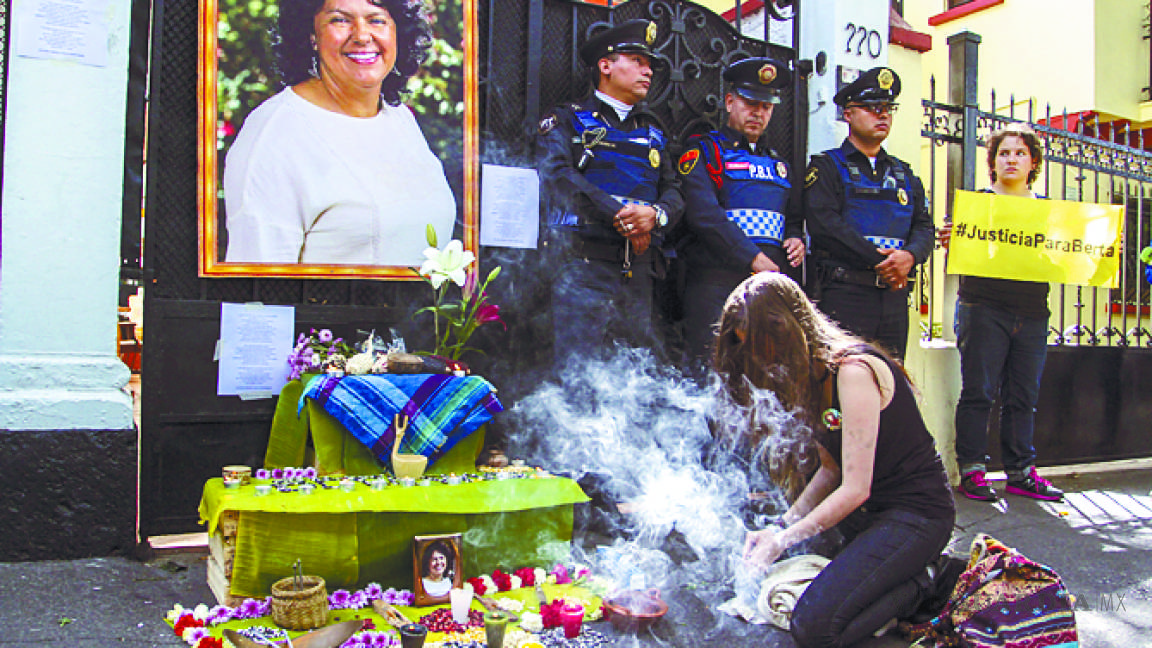 Detienen a homicida de la activista Berta Cáceres