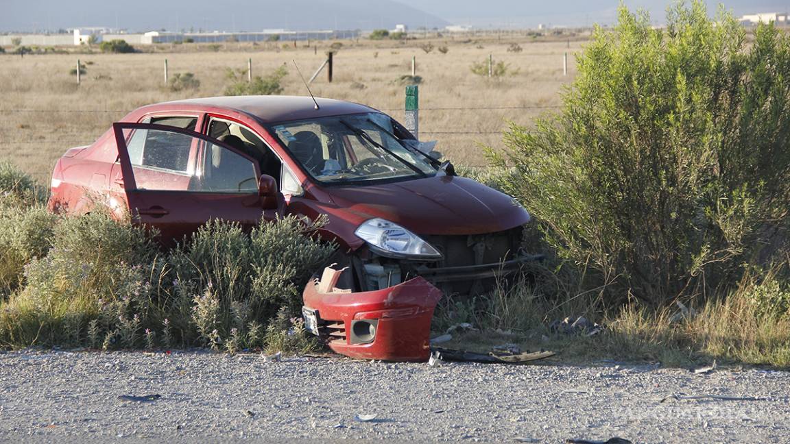 Un muerto y dos lesionados deja accidente en carretera a Derramadero