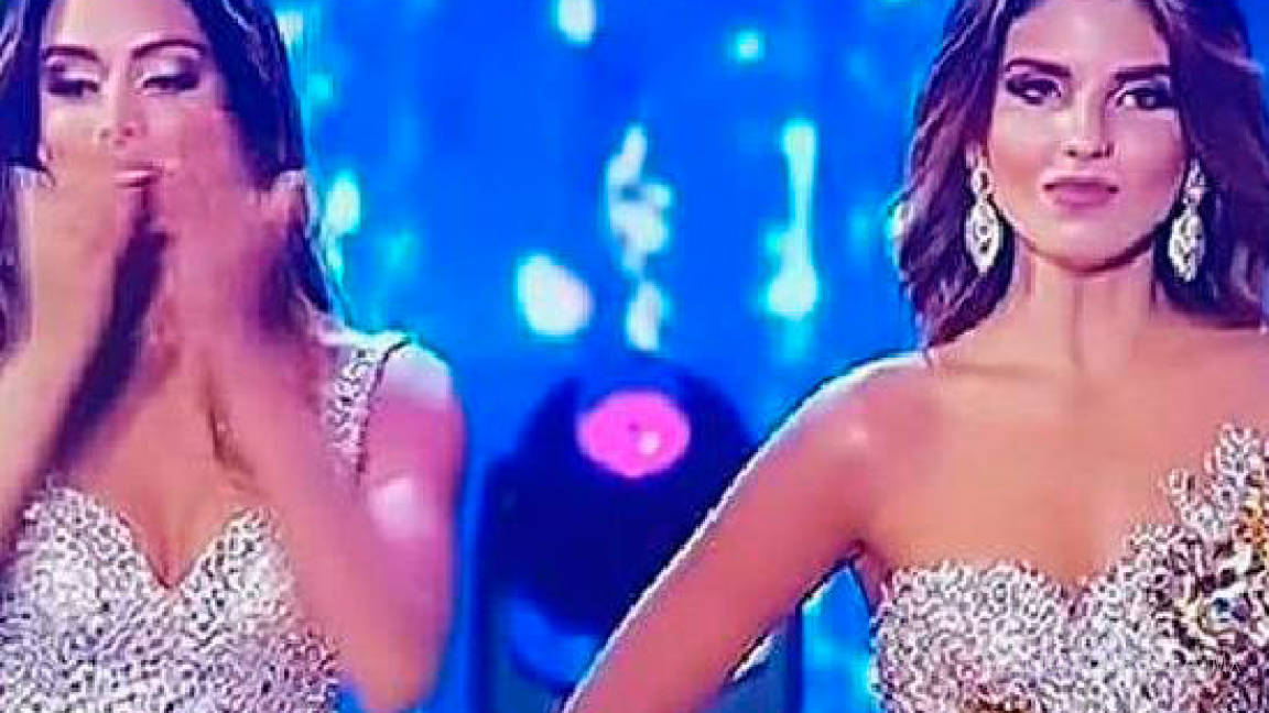 La tremenda cara de disgusto de una modelo tras ser eliminada en Miss Colombia