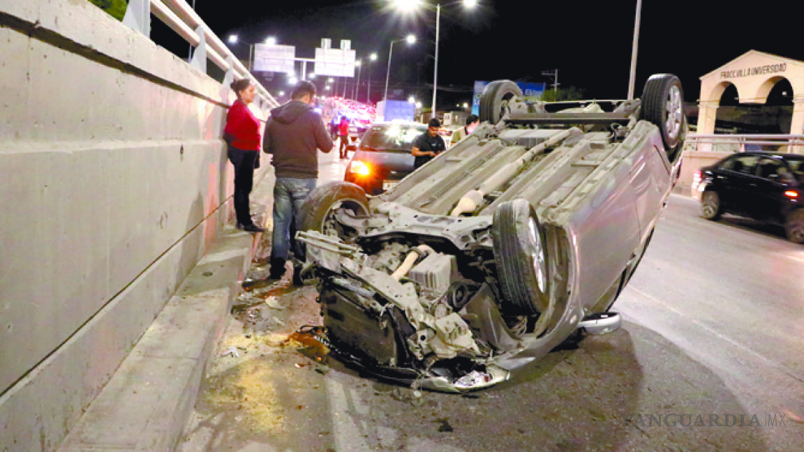 Diciembre y sus posadas dispara accidentes vehiculares en Saltillo