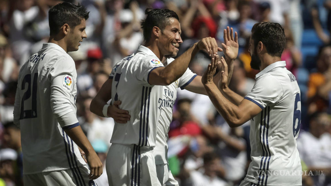 Con Cristiano Ronaldo en a la cancha, Real Madrid golea al Osasuna