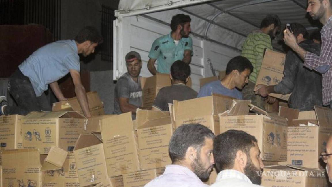 Ciudad siria de Daraya recibe alimentos por primera vez dese 2012