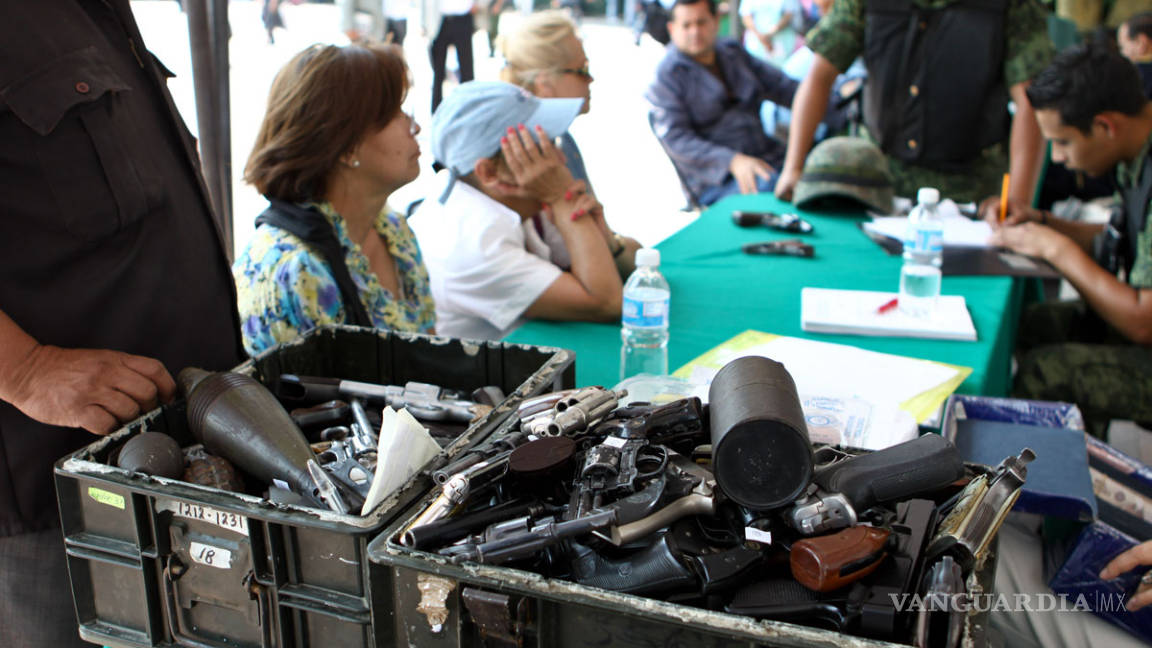Paga Coahuila $322 mil en canje de armas