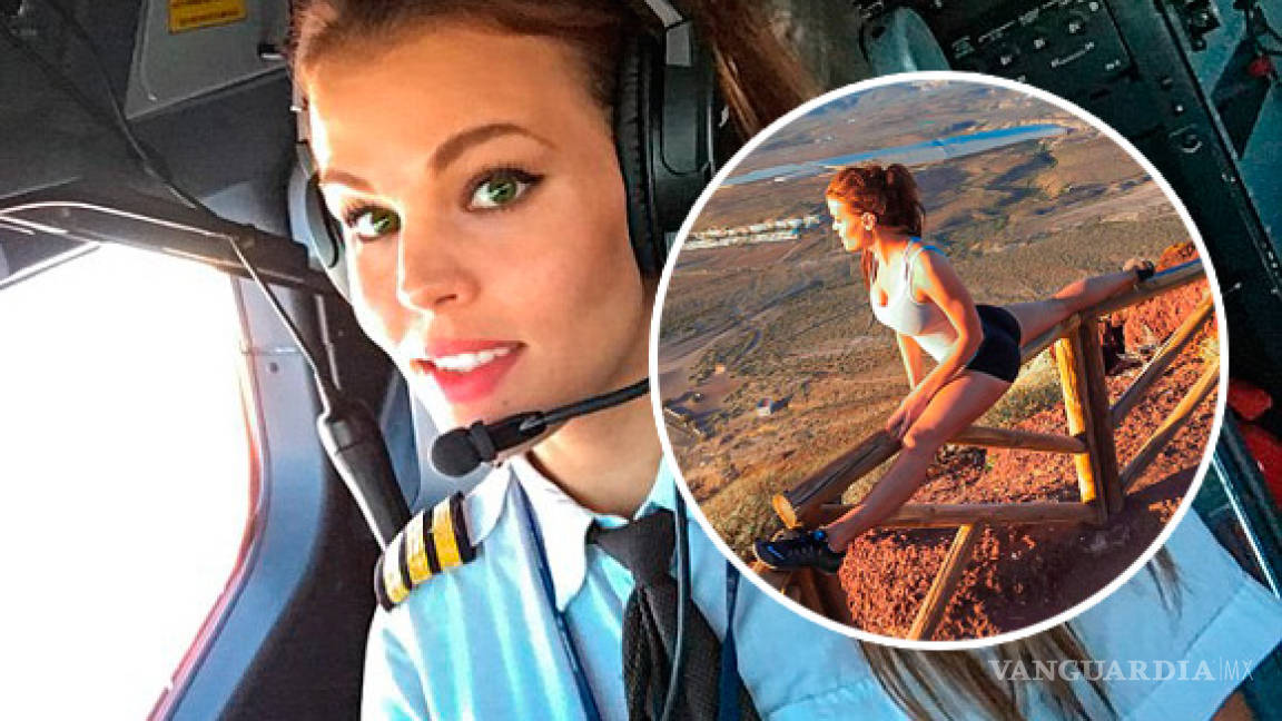 Esta podría ser la piloto más sexy del mundo, además practica yoga (fotos)