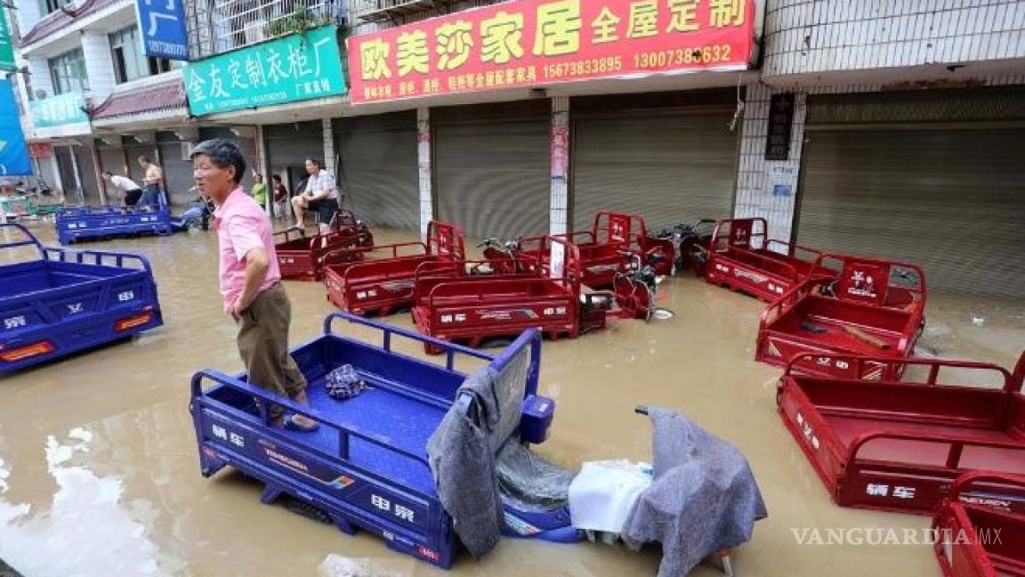 Inundaciones en China dejan 56 muertos y 22 desaparecidos