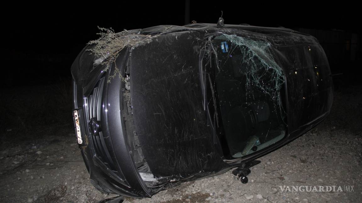 Conductor de Uber muere tras volcadura en Ramos Arizpe